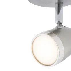 Vector 1 Bar LED Spotlight - Satin Nickel -Fashion Lighting 12810127 1334840948044795