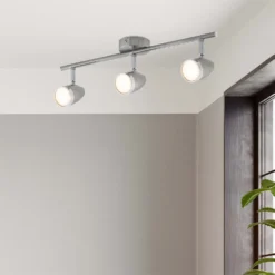 Vector 3 Bar LED Spotlight - Satin Nickel -Fashion Lighting 12810129 7944843073274927