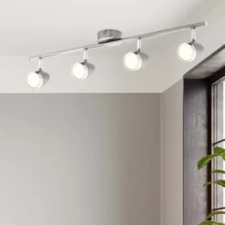 Vector 4 Bar LED Spotlight - Satin Nickel 8 Vector 4 Bar LED Spotlight - Satin Nickel -Fashion Lighting 12810233 7614843073410173