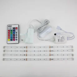 Colour Changing LED Flex Strip Light 4 Pack -Fashion Lighting 12813232 1025007397830615