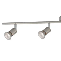 Rochdale 4 Lamp Spotlight Bar - Brushed Stainless Steel -Fashion Lighting 12813665 1584843086139323