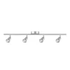 Rochdale 4 Lamp Spotlight Bar - Brushed Stainless Steel -Fashion Lighting 12813665 7924843086041946