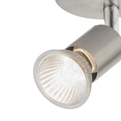 Rochdale 1x 35W Spotlight - Brushed Stainless Steel -Fashion Lighting 12813666 1574843085971155