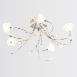 Flora 5 Lamp Semi-Flush Ceiling Light -Fashion Lighting 12815958 1294938641700480