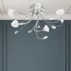 Flora 5 Lamp Semi-Flush Ceiling Light -Fashion Lighting 12815958 2034938641617605
