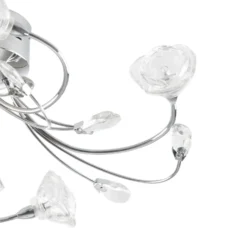 Flora 5 Lamp Semi-Flush Ceiling Light -Fashion Lighting 12815958 9034938641777352