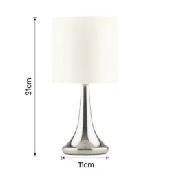 Mia Touch Table Lamp, Cream 15 Mia Touch Table Lamp, Cream -Fashion Lighting 12816089 7894833201657000