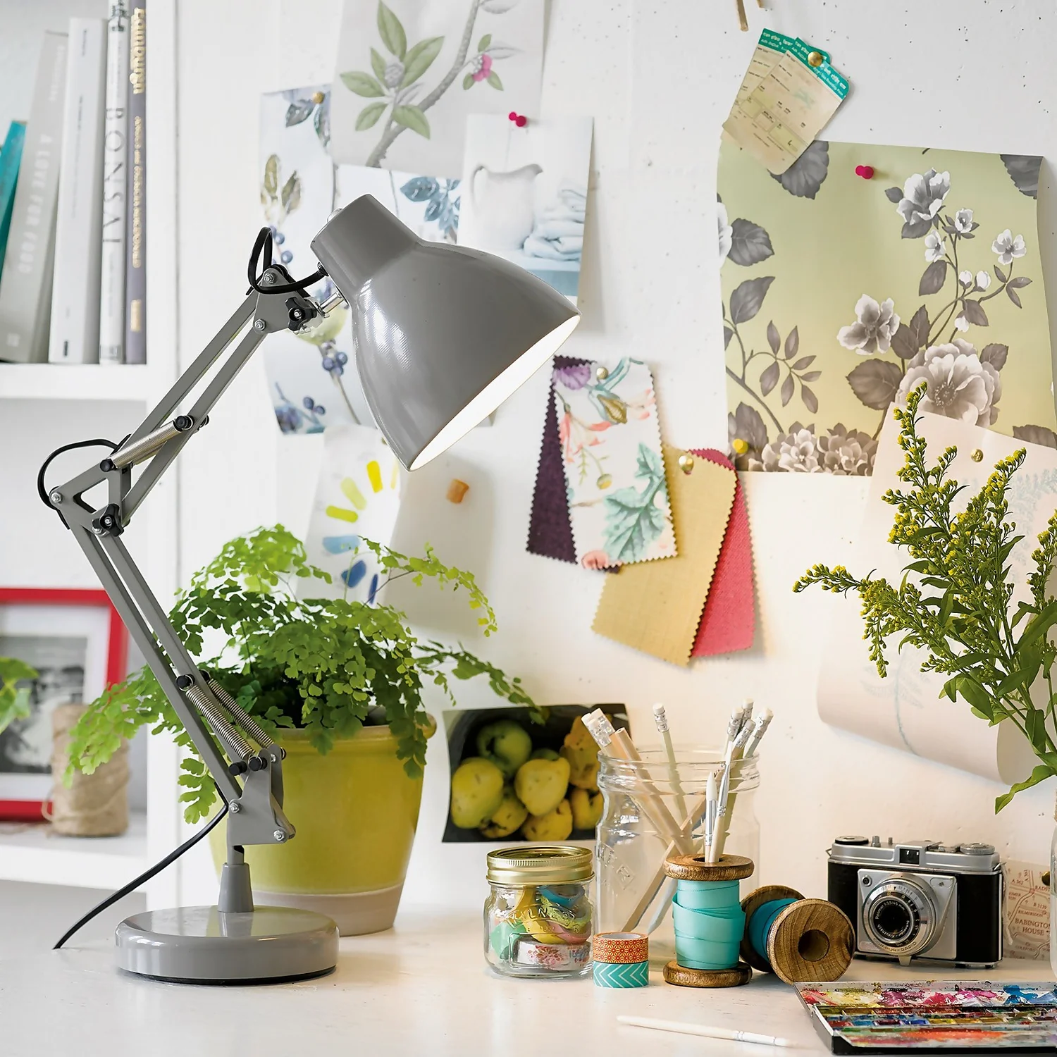 Lucas Angled Desk Lamp - Duck Egg 3 Lucas Angled Desk Lamp - Duck Egg