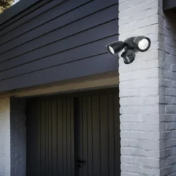 Lutec Shrimp Twin Head LED PIR Outdoor Wall Light - Black 11 Lutec Shrimp Twin Head LED PIR Outdoor Wall Light - Black -Fashion Lighting 12819180 1644952882750379