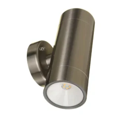 Lutec Rado Up & Down Outdoor Wall Light - Stainless Steel -Fashion Lighting 12819217 1064832982326397