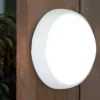 Lutec Slim Outdoor Wall Light - White -Fashion Lighting 12819279 1104952694711069