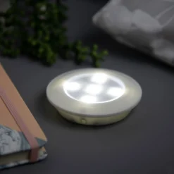 Arlec 2 Pack Round LED Push Lights -Fashion Lighting 12823654 1145007579816951