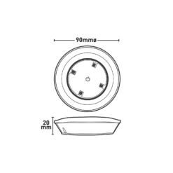 Arlec 2 Pack Round LED Push Lights -Fashion Lighting 12823654 1265007580176534