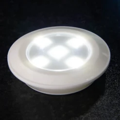 Arlec 2 Pack Round LED Push Lights -Fashion Lighting 12823654 2375007580096899