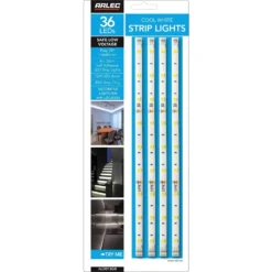 Arlec 4 Cool White Strip Light Pack -Fashion Lighting 12823692 1224833199407414