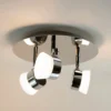 Paisley LED Bathroom Round Plate Spotlight - 3 X 4.5W -Fashion Lighting 12826177 1524958071416072