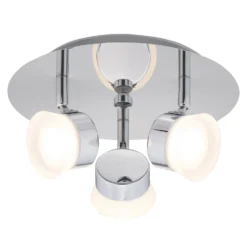 Paisley LED Bathroom Round Plate Spotlight - 3 X 4.5W -Fashion Lighting 12826177 2224958071525008