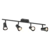 Swansea 4 Lamp Spotlight Bar - Black Nickel -Fashion Lighting 12828398 2024843436451609