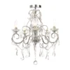 Vela 5 Light Bath Chandelier - Chrome