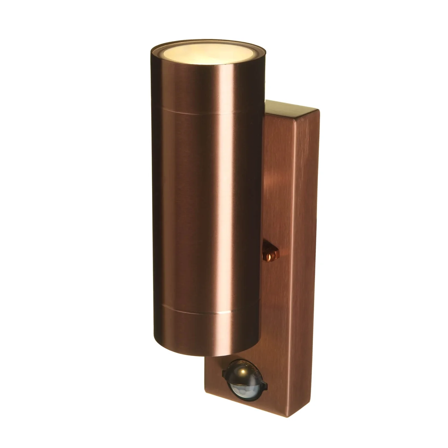 Lutec Rado Up & Down Outdoor Wall Light With PIR Motion Sensor - Copper 6 Lutec Rado Up & Down Outdoor Wall Light With PIR Motion Sensor - Copper - Image 4