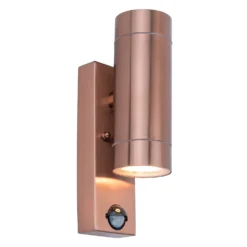 Lutec Rado Up & Down Outdoor Wall Light With PIR Motion Sensor - Copper 11 Lutec Rado Up & Down Outdoor Wall Light With PIR Motion Sensor - Copper -Fashion Lighting 12840519 7124952691558924