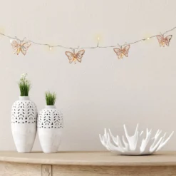 None Butterfly Battery String Lights