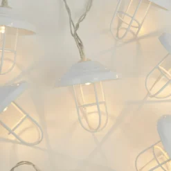 None White Lantern Battery String Lights -Fashion Lighting 12842426 5474924143184134