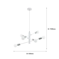 EGLO Gradoli 6 Light Baton Pendant 8 EGLO Gradoli 6 Light Baton Pendant -Fashion Lighting 12881580 2584843701033138