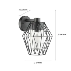 EGLO Canove Caged Exterior Wall Light 8 EGLO Canove Caged Exterior Wall Light -Fashion Lighting 12881609 8794843702064943