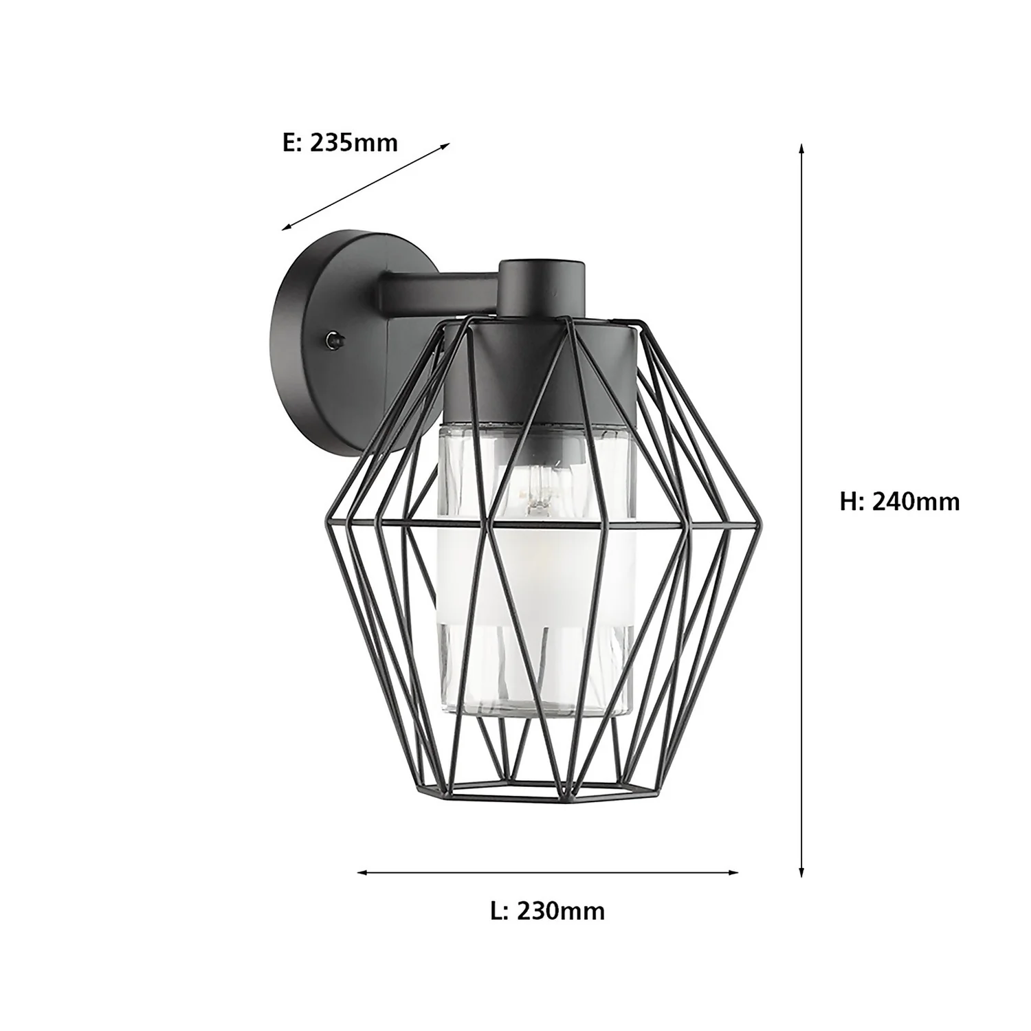 EGLO Canove Caged Exterior Wall Light 5 EGLO Canove Caged Exterior Wall Light - Image 3