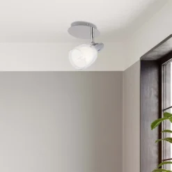 Eliza Single Lamp Spotlight - Chrome -Fashion Lighting 12882215 7504843517957955