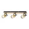 Lucy 3 Lamp Spotlight Plate - Gold & Black -Fashion Lighting 12882221 4874843518922302