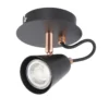 Emma Single Lamp Spotlight - Black & Copper -Fashion Lighting 12882227 7714843519259109
