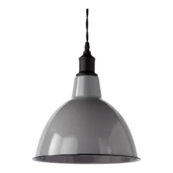 Country Living Farmhouse Dome Pendant Light - Grey - 25cm 12 Country Living Farmhouse Dome Pendant Light - Grey - 25cm -Fashion Lighting 12882885 1354860936615879