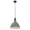 Country Living Farmhouse Dome Pendant Light - Grey - 25cm -Fashion Lighting 12882885 4264860936468804