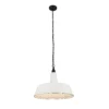 Country Living Farmhouse Pendant Light - White - 46cm 1 Country Living Farmhouse Pendant Light - White - 46cm -Fashion Lighting 12882890 9024860936497043