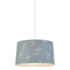 Country Living Annabelle Patterned Cotton Drum Shade - 45cm -Fashion Lighting 12882910 1944867934774778