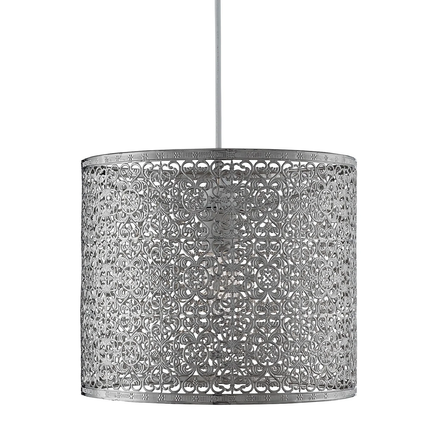Vanessa Easy Fit Lamp Shade - Chrome 5 Vanessa Easy Fit Lamp Shade - Chrome - Image 3