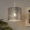 Vanessa Easy Fit Lamp Shade - Chrome 1 Vanessa Easy Fit Lamp Shade - Chrome -Fashion Lighting 12886908 9465007608022144
