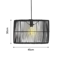 Benji Rattan Easy Fit Shade -Fashion Lighting 12891610 1644860401534457