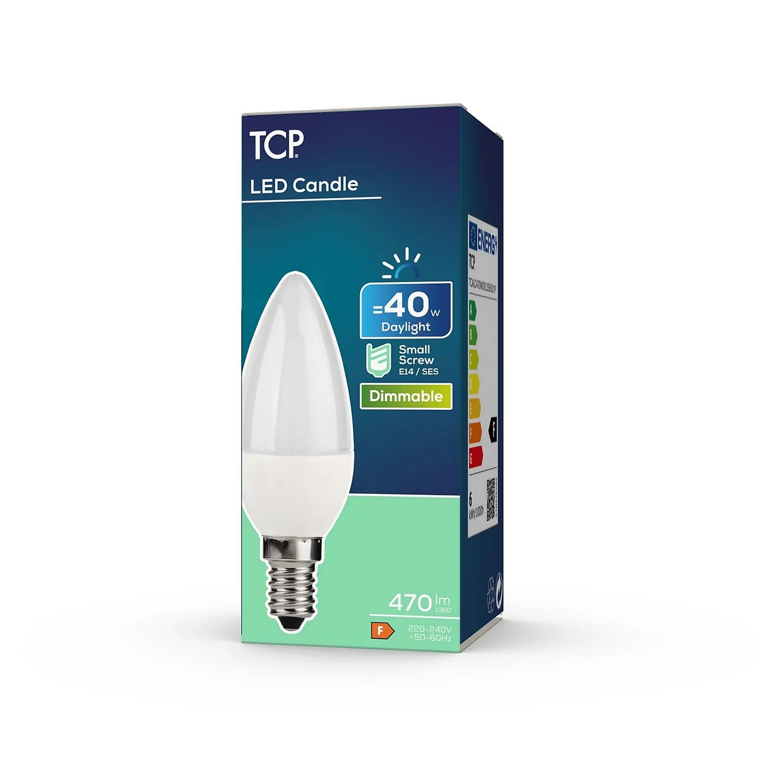 TCP Led Candle 40w Ses Daylight Bulb Dim 4 TCP Led Candle 40w Ses Daylight Bulb Dim - Image 2