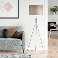 Bella Tripod Floor Lamp - Grey 16 Bella Tripod Floor Lamp - Grey -Fashion Lighting 12908200 8334899248521602