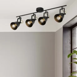 Abigail 4 Lamp Spotlight Bar - Black -Fashion Lighting 12909853 6114845849453750