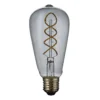 TCP Decorative Lightbulb Soft Filament ST64 Cage ES 4W/23W Cage Cool Smoked 1 Pack -Fashion Lighting 12968018 1794853931462498