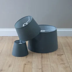 Clyde Charcoal Taper Shade - 20cm -Fashion Lighting 13139370 4124920559250991