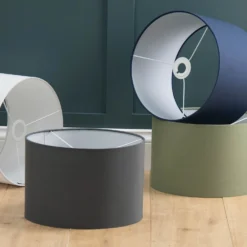 Clyde Sage Drum Shade - 30cm 13 Clyde Sage Drum Shade - 30cm -Fashion Lighting 13139395 4194944147996594