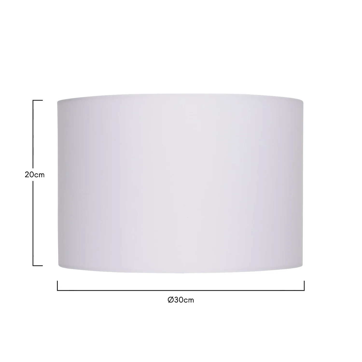 Clyde White Drum Shade - 30cm 7 Clyde White Drum Shade - 30cm - Image 5