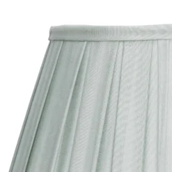 Raye Duck Egg Pleated Taper Silk Shade - 30cm -Fashion Lighting 13139401 3294900556762454