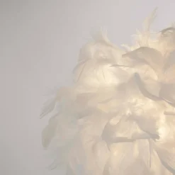 Hattie Feather Table Lamp - White -Fashion Lighting 13157965 5394911166901643