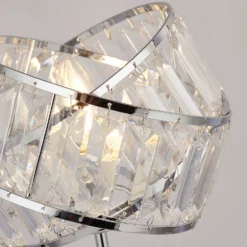 Dita 2 Band Chrome Table Lamp -Fashion Lighting 13157966 1334911166556244